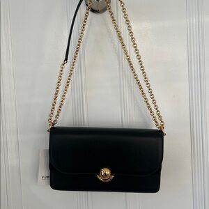 Furla Sfera Black Leather Handbag